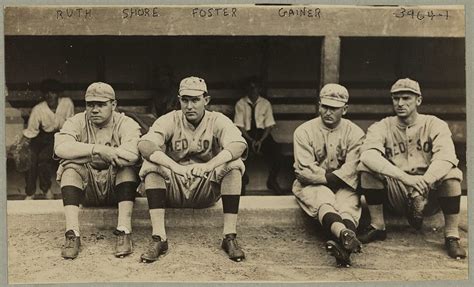The Imperfect Game Historic Photos Babe Ruth And Teammates C