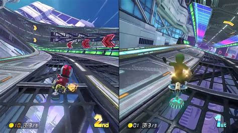 Test Chamber Link On An F Zero Track In Mario Kart 8 Youtube