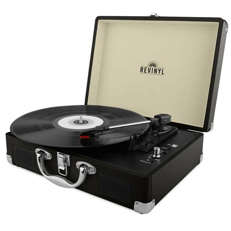 Revinyl Briefcase Record Player Suitcase Vinyl Turntable