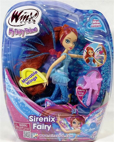 Winx Club Sirenix Collection My Fairy Friend Doll 11 Bloom W Flutter