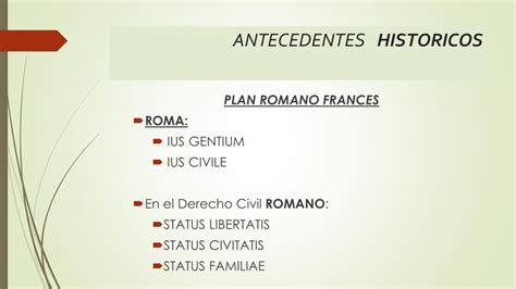PPT - ANTECEDENTES del Derecho CIVIL PowerPoint Presentation, free