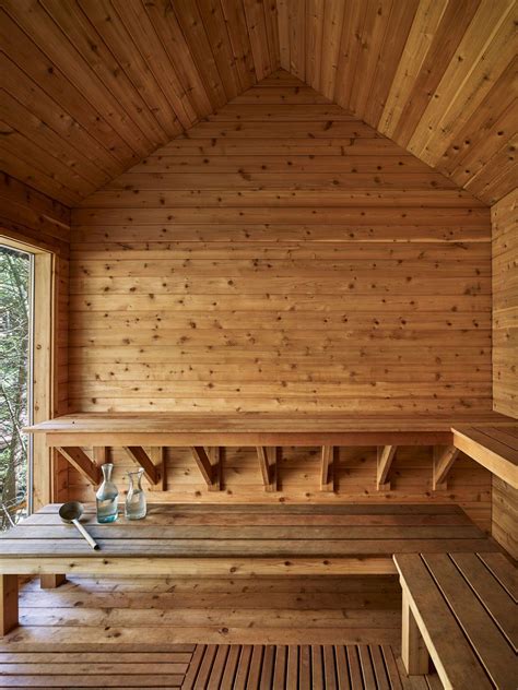 The Main Sauna Room Accommodates 12 People Comfortably On Two Tiers Of