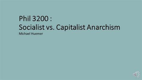 Socialist Vs Capitalist Anarchy Youtube