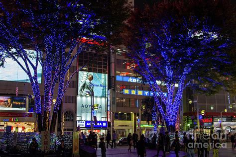 After Dark In Central Tokyo Japan Q1 Photograph By Eyal Bartov Fine