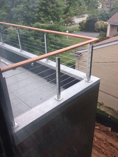 Custom Clearview® Cable Railing System With Post Stem Reducers With