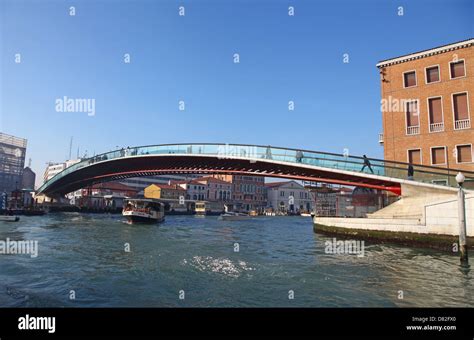 Ponte Della Costituzione Verfassung Brücke Oder Calatrava Brücke über