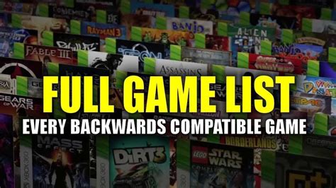 Xbox One Backwards Compatible Game List Every Playable Xbox 360 Game