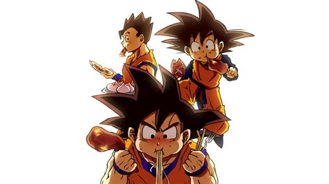 Papel De Parede Ilustração Anime Desenho Animado Filho Goku
