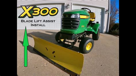 John Deere X300 Lift Assist Kit Unboxing And Installation Youtube