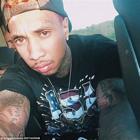 Tyga Tattoos Kylie On His Arm As Jenner And Blac Chyna Fight Over Him