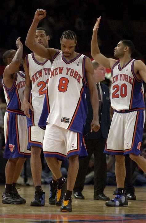 The knicks are said to be analyzing a possible deal for andre drummond to help cover for robinson's absence, per marc berman of the new york post. Sprewell, Houston, Camby | New york knicks, Latrell ...