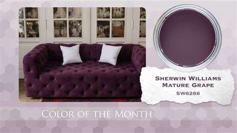 Color Of The Month Sherwin Williams Mature Grape Innovatus Design