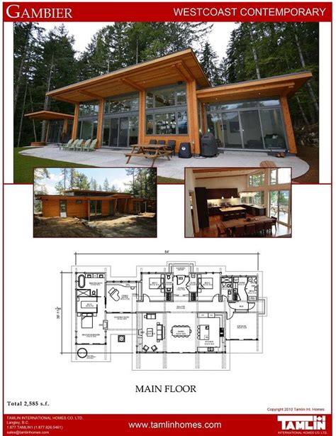 Contemporary Designs Tamlin Timber Frame Homes Prefab Homes