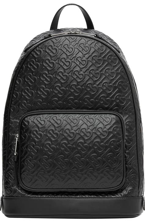 Burberry Rocco Monogram Embossed Leather Backpack Nordstrom Leather