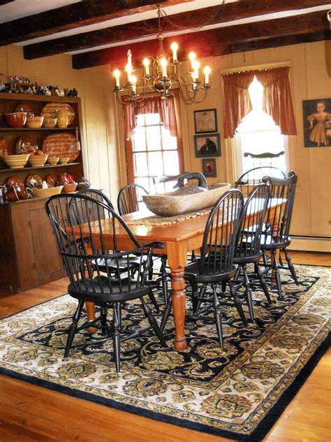 Redware Colonial Dining Room Primitive Dining Rooms Interior Design