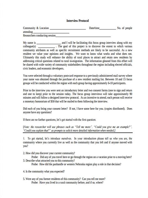 The answers to factual questions should be the shortest. FREE 26+ Interview Forms in PDF| Ms Word | Excel