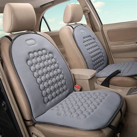 magnetic car auto bubble seat cushion massage therapy home office black