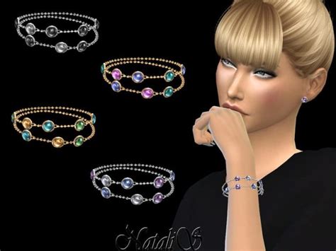 Natalis Mixed Gemstones Bracelet Mod Sims 4 Mod Mod For Sims 4