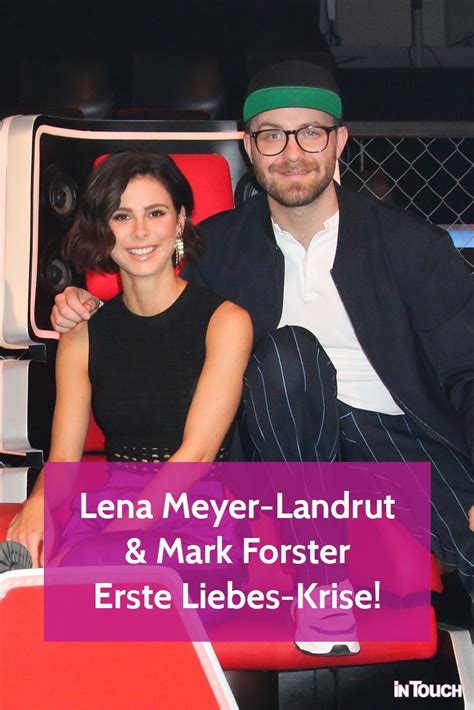 Ich glaub ich schreib in den nächsten tagen nochmal einen kleinen text zum vergangenen jahr, was eins der. Lena Meyer-Landrut und Mark Forster: Erste Krise! in 2020 ...