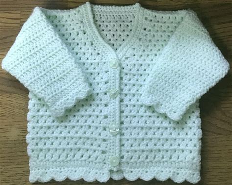Babyschilds V Neck Cardigan 1008 Crochet Pattern By Uk Craft Store