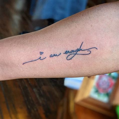 Amazing I Am Enough Tattoo Designs You Need To See Outsons Men