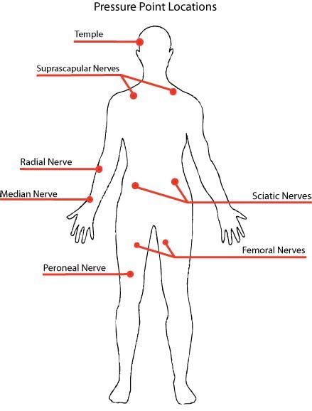 Body Pressure Points Chart