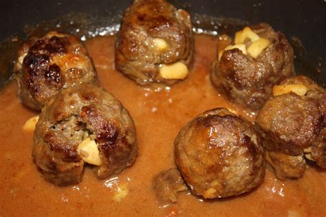 365 dagen koken en eten gehaktballen met appel en pindasaus