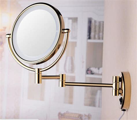 Makeup mirrors with lights seriously make all the difference. New 8 inch Bathroom 360 degree swivel Wall Mounted ...