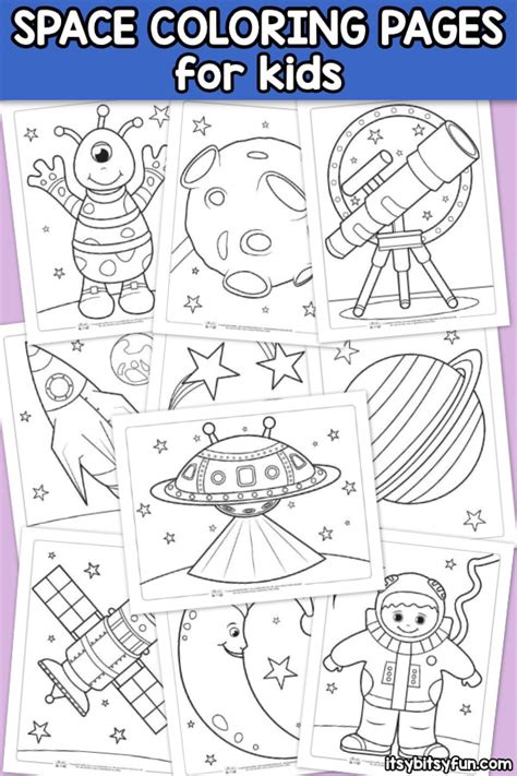 Most of the images appear to be what most people called as being trippy. Space Coloring Pages for Kids - itsybitsyfun.com