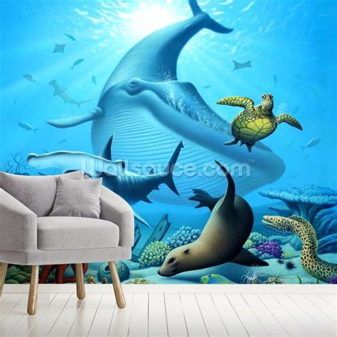 12 Ocean Mural Png In Wallpaper
