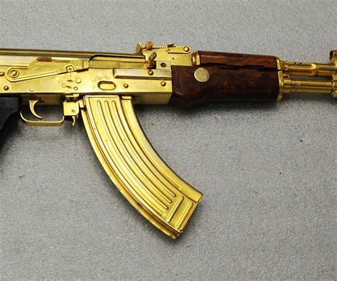 Rifle Ak 47 De Oro Me Arruiné Con Esto