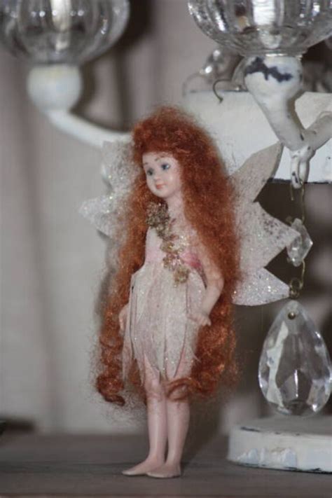 Porcelain Fairy Doll Miniature Tinkerbell