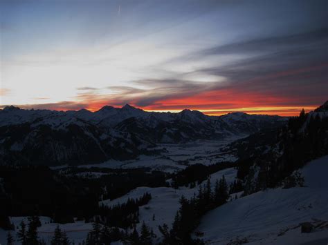 1280x720 Wallpaper Snowy Mountain Sunset Peakpx