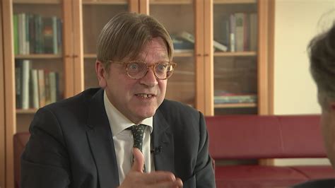 Eu Parliaments Chief Brexit Negotiator Guy Verhofstadt Channel 4 News
