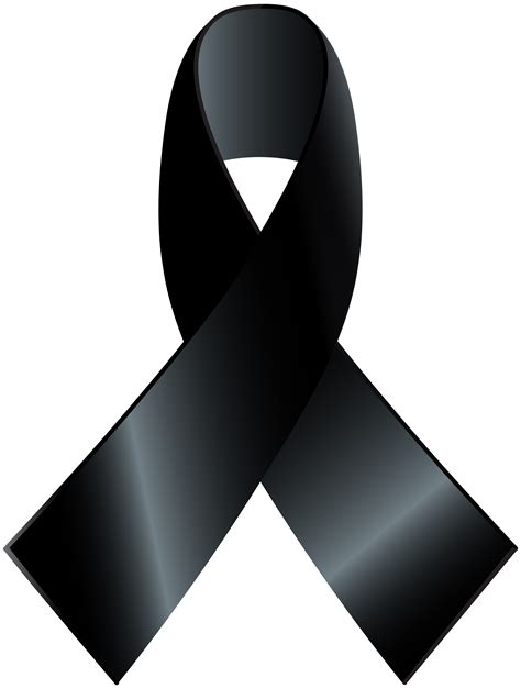 Awareness ribbon Black ribbon Clip art - BLACK RIBBON png ...