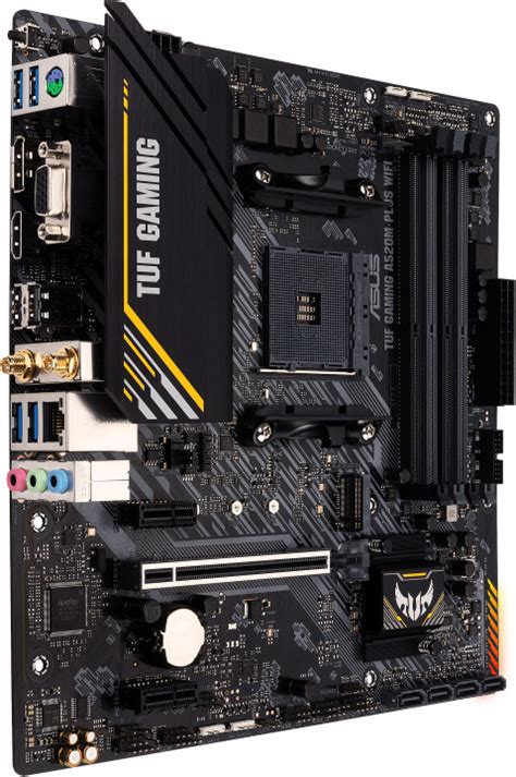 Asus Tuf Gaming A520m Plus Wifi Micro Atx Motherboard With Amd Am4