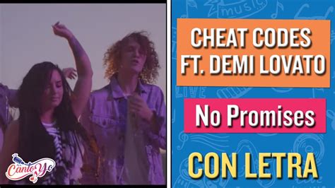 От admin 3 недели назад 0 просмотры. Cheat Codes - No Promises ft. Demi Levato (Karaoke ...