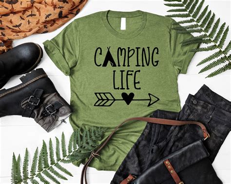 Camping Life Shirts Camping Shirt Camper T Shirt Camper Etsy