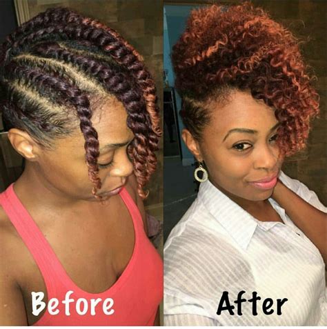 These type of hairstyles are great for protecting your hair. Twist out curls | Natural hair twist out, Natural hair ...