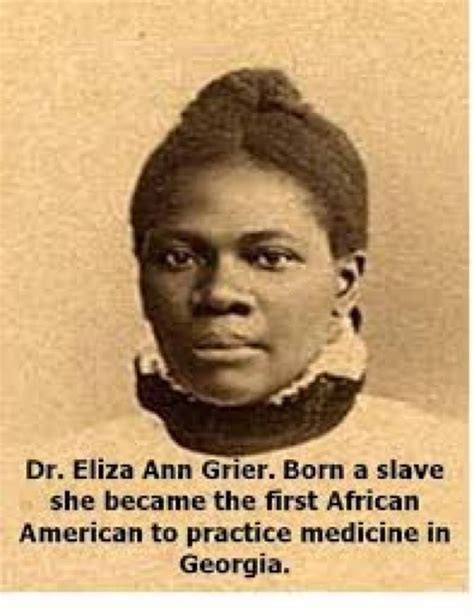eliza anna grier 1864 1902 was an american physician and the first african american woman