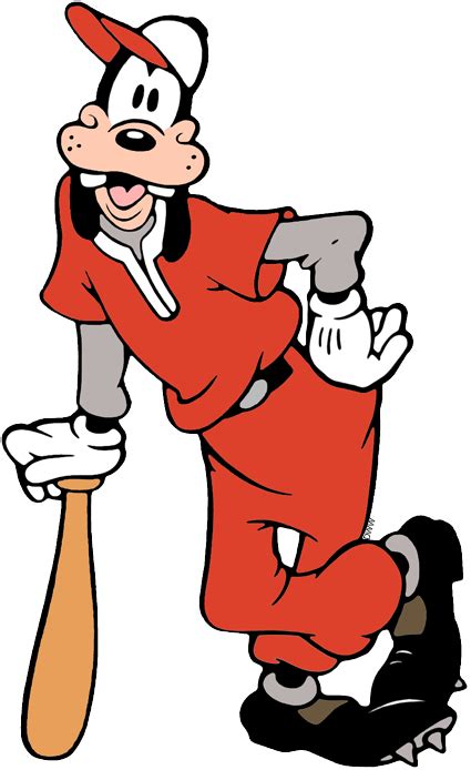 Goofy Leaning On A Baseball Bat Old Cartoon Characters Goofy