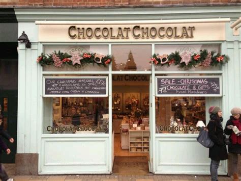 Our students love this chocolate shop in Cambridge city centre