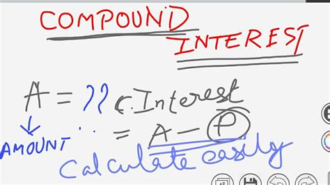 Mathematics Compound Interesteasy Way To Solve🙂🙂🙂 Youtube