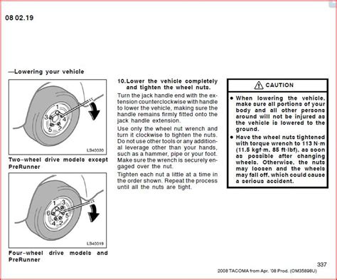 Toyota Lug Nut Torque Specifications