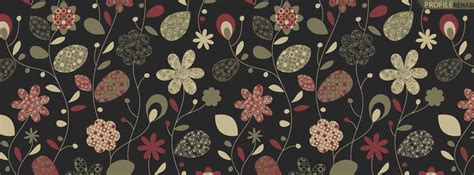 Black and white floral pattern. Free Vintage Facebook Covers for Timeline, Pretty Vintage ...