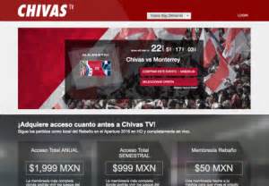 With the fios tv app you can watch select shows, movies, and live tv on your internet connected devices with access to select premium channels. Chivas TV no tendrá, de momento, apps para dispositivos ...