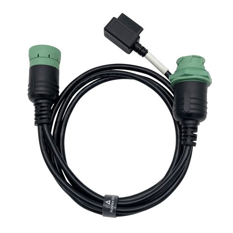 J1939 9pin Male To Female And 16pin Obd Female Y Splitter Cable Heavy