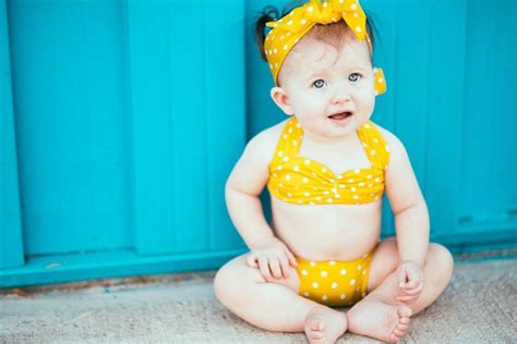 Itsy Bitsy Teeny Weeny Yellow Polka Dot Bikini — Red Dolly Swimwear