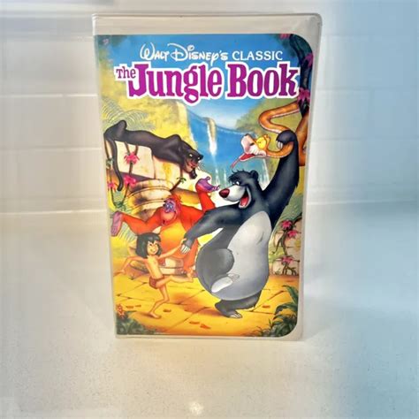Walt Disney S Classic The Jungle Book Vhs Black Diamond In Clamshell Hot Sex Picture