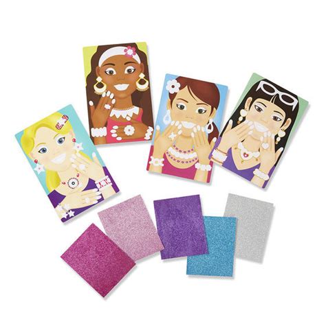 Buy Melissa And Doug Mess Free Glitter Glamour Faces At Mighty Ape